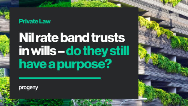 Nil rate band trusts