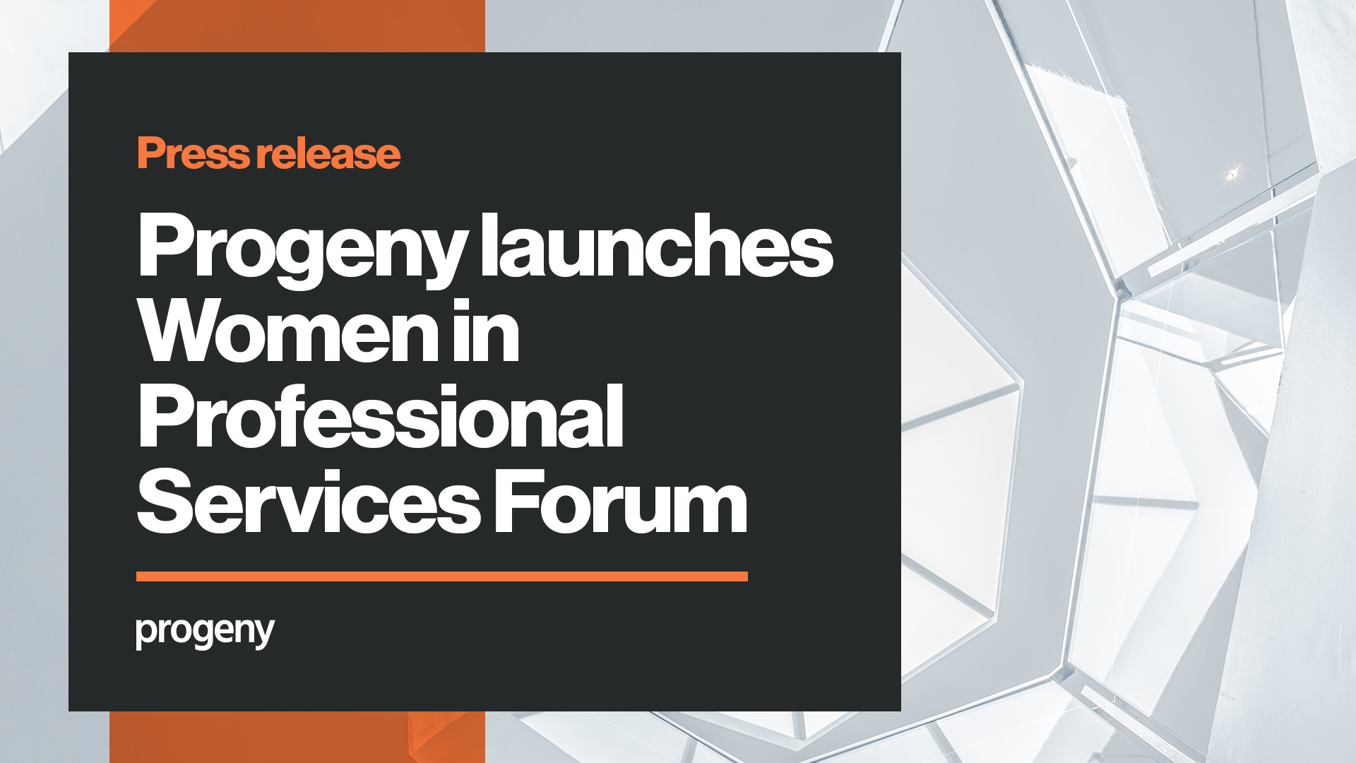 Progeny launches women in professional services forum