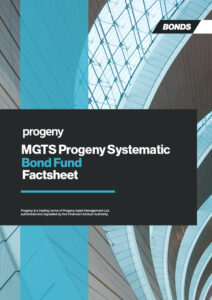 MGTS Progeny Systematic Bond Fund Factsheet