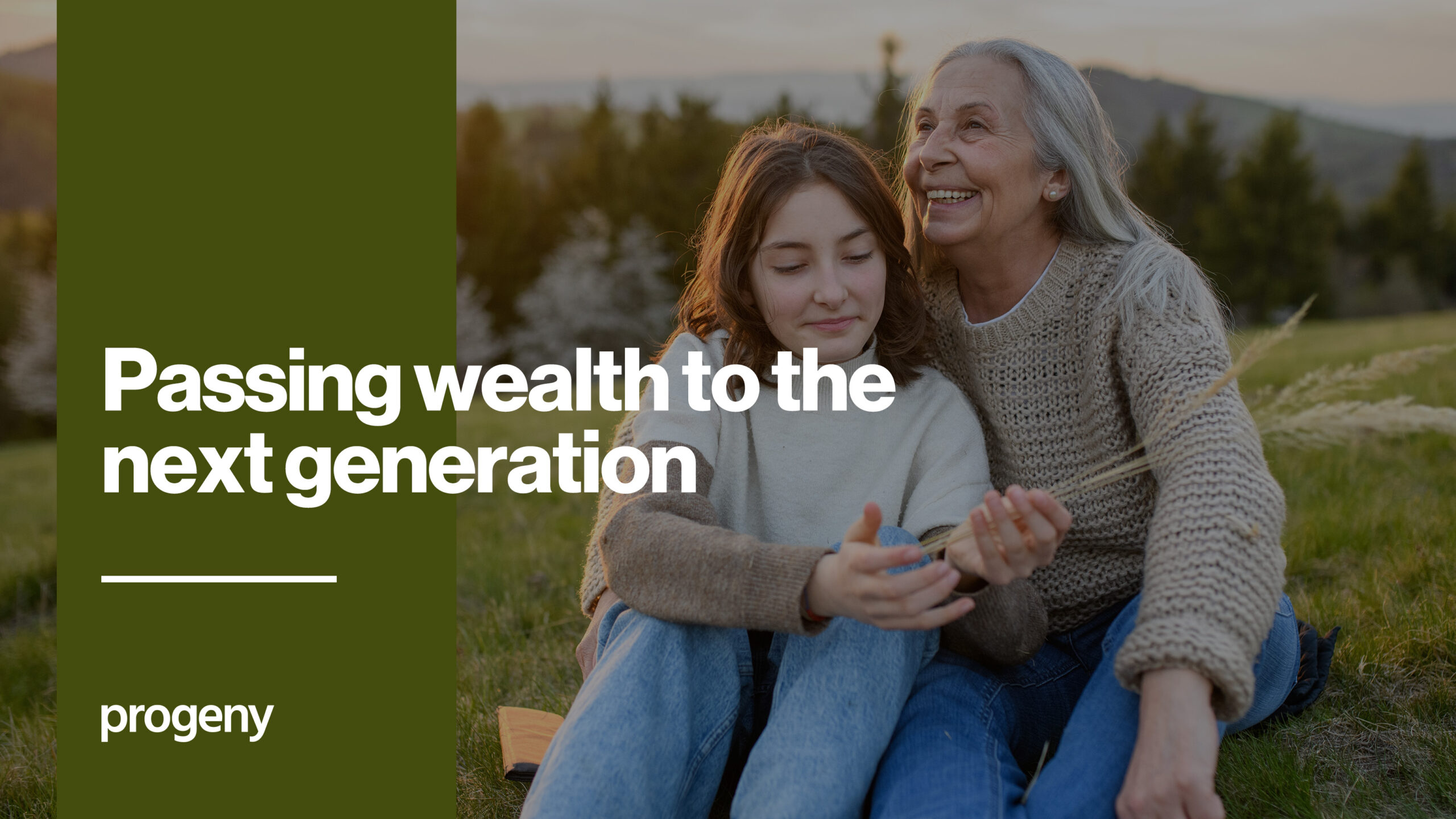 Passing wealth to the next generation