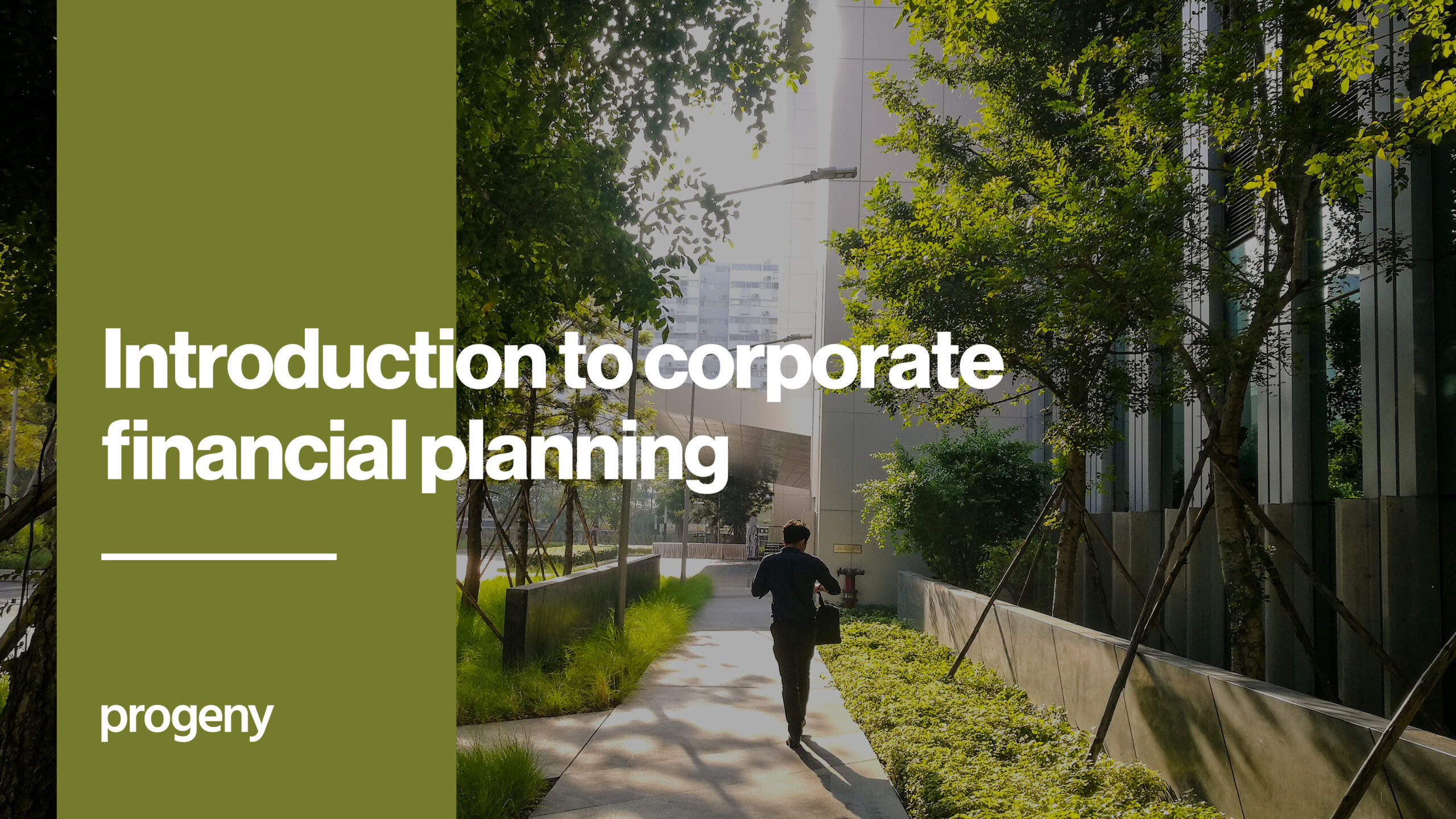 Introduction to corporate financial planning