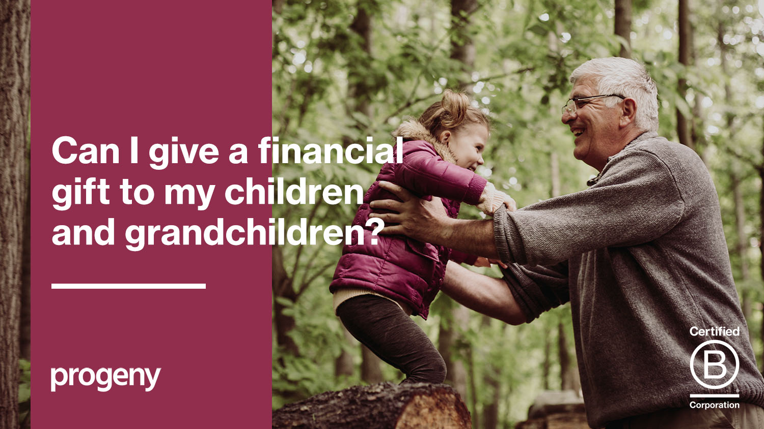 Financial gift to grandchildren