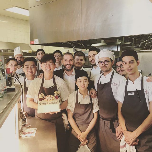 Fred in the kitchen at Galvin at Windows