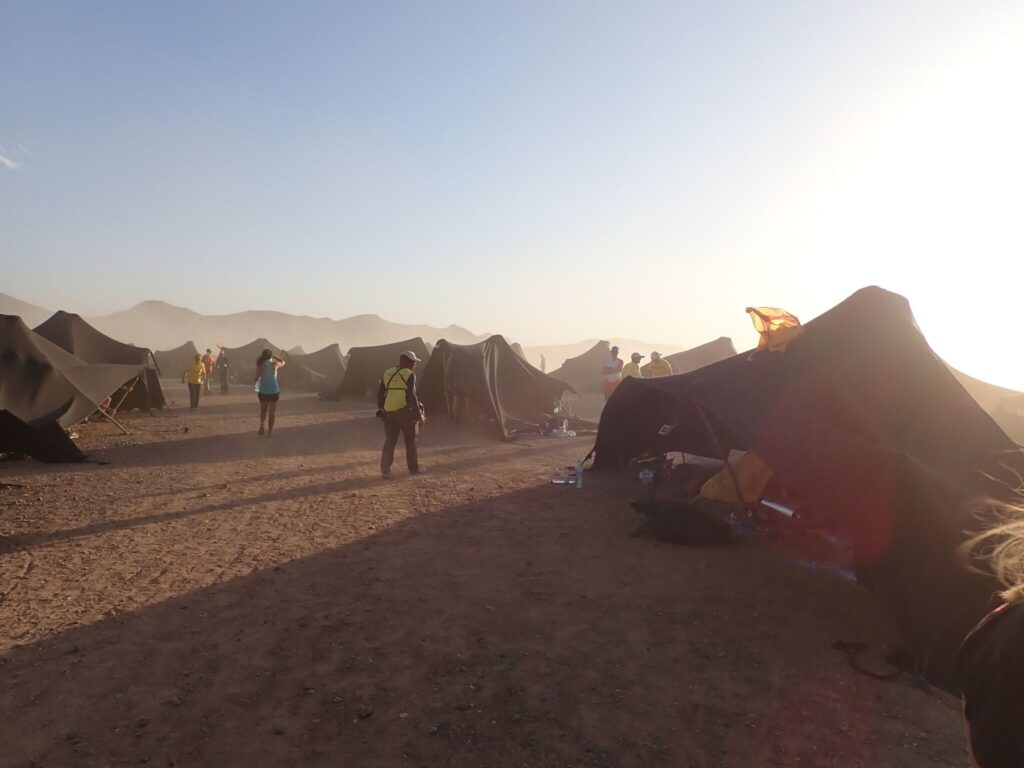 Marathon des Sables bivouacs