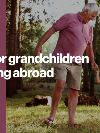 Saving for grandchildren while living abroad