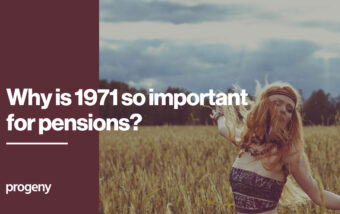 Why is 1971 so important for pensions?