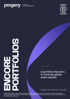 Encore portfolio brochure cover