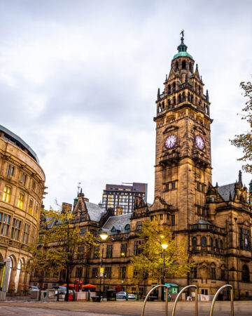 View,Of,Sheffield,City,Council,And,Sheffield,Town,Hall,In