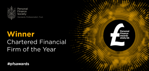 PFS Awards 25 Chartered Financial Firm Winner Social AW