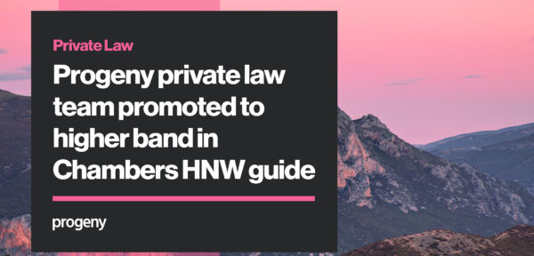 Progeny Private Law promoted in Chambers HNW guide